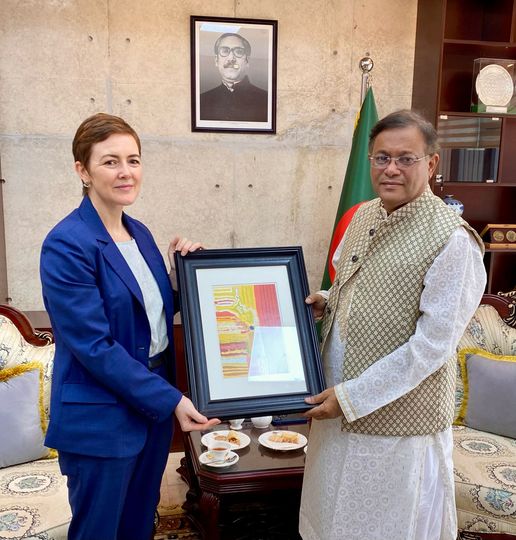 Australian Acting High Commissioner meets Hasan Mahmud