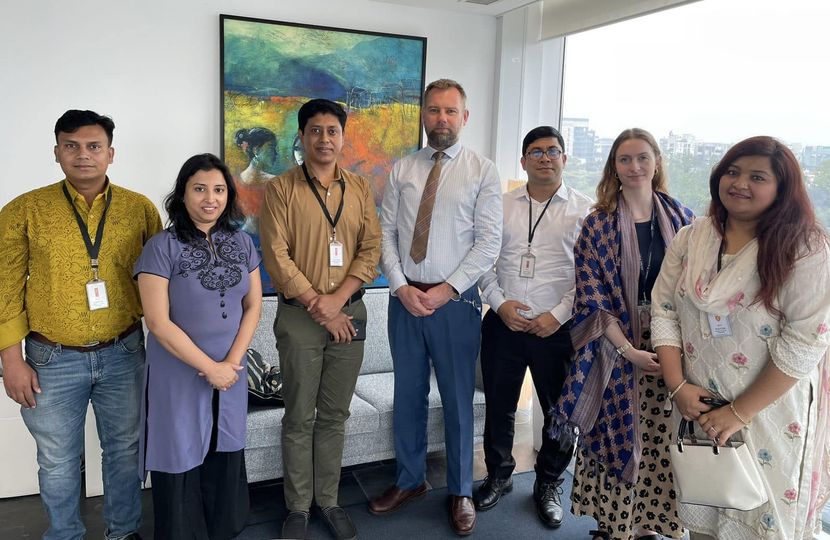 Danish Ambassador meets DANB team
