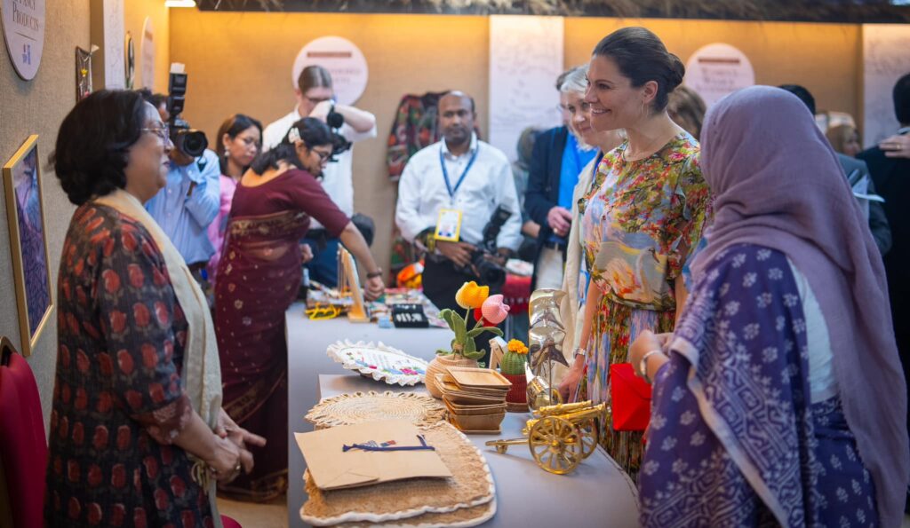 Swedish Crown Princess visits the city