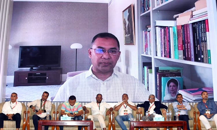 Tarique Rahman calls for casting votes for sheaf of paddy in next election