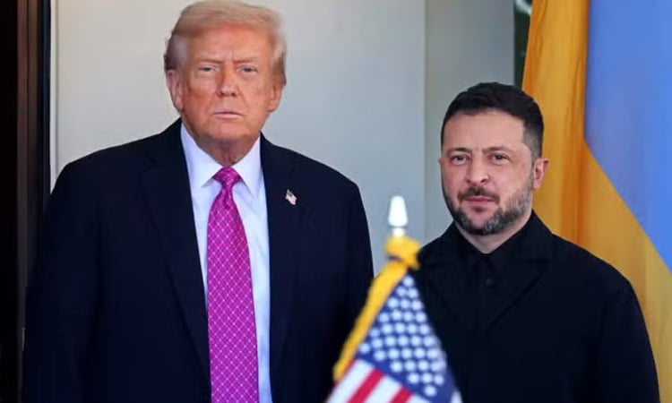 Trump tells Zelensky to ‘make a deal’ as Tomahawk plea misfires