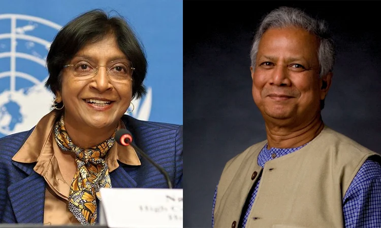 Prof Yunus congratulates Nobel Peace laureate Navi Pillay